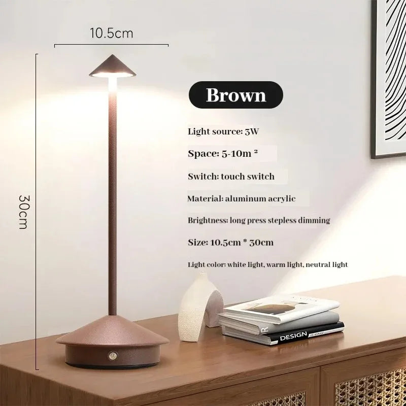 Uppladdningsbar Touch-bordslampa – alternativ bild 8