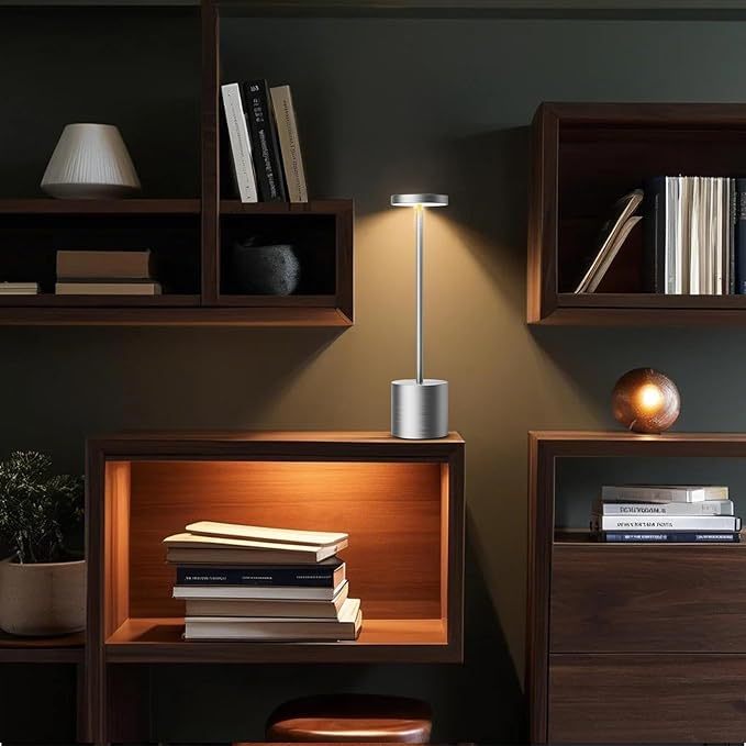 Slät Metall Touch-bordslampa – alternativ bild 5