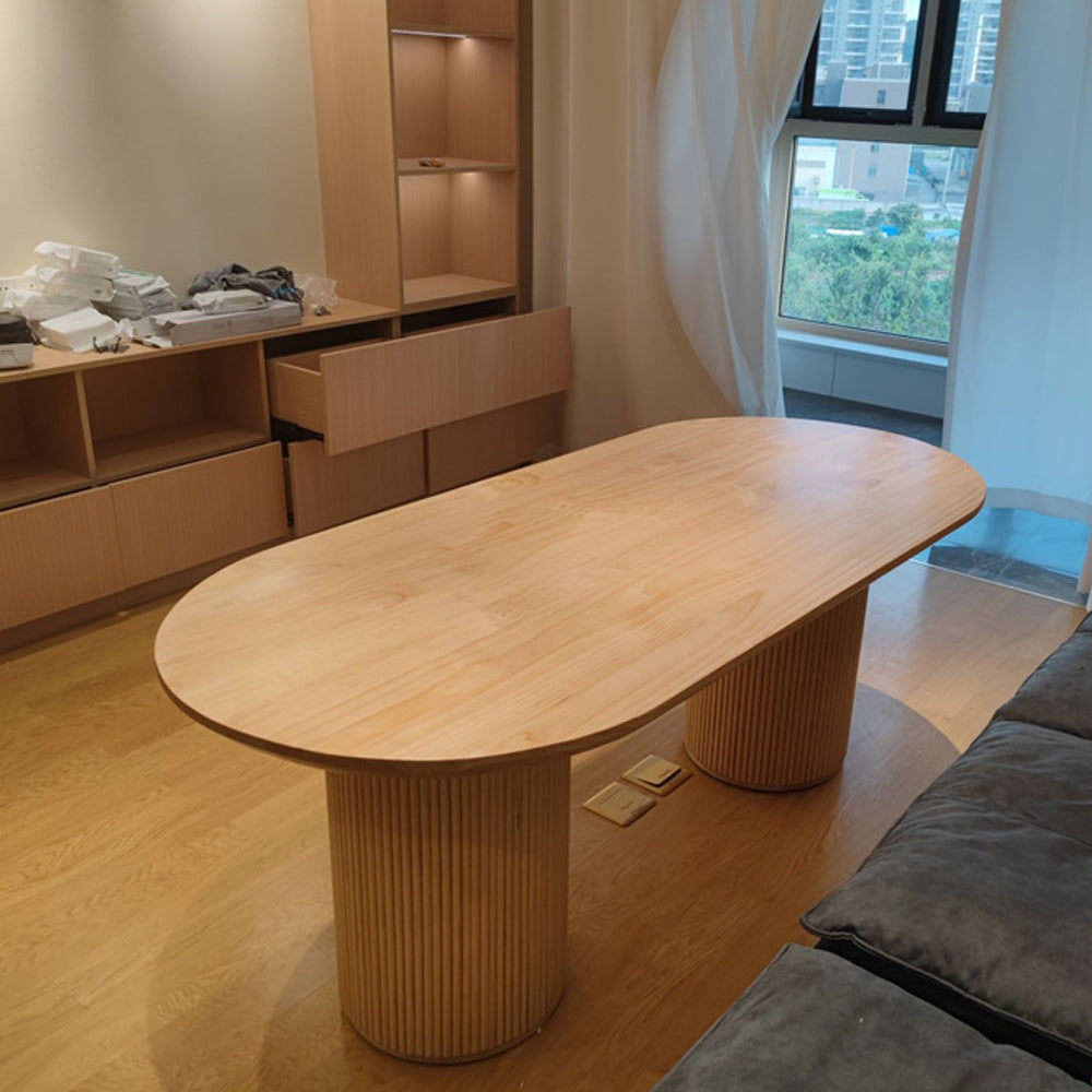 Ovalt matbord – bild 4