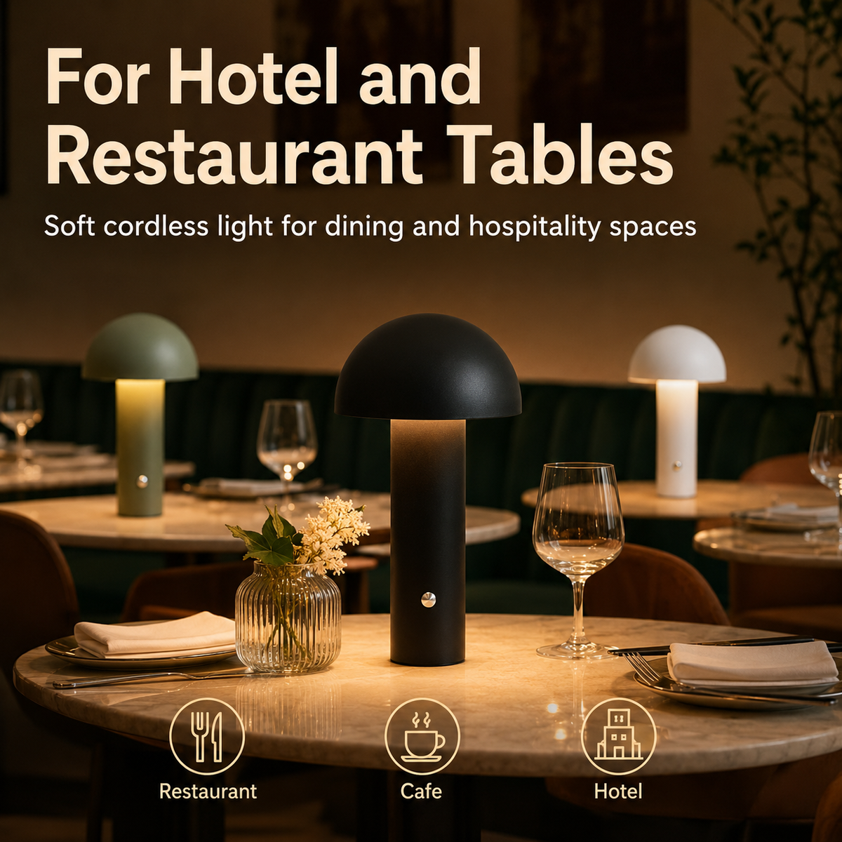 Uppladdningsbar Svampbordslampa – alternativ bild 3