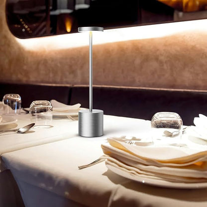 Slät Metall Touch-bordslampa – alternativ bild 3