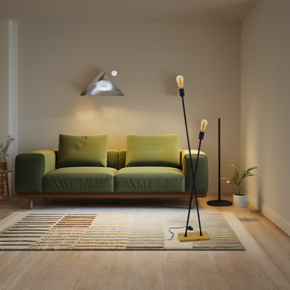 Korsad Stavgolvlampa – alternativ bild 2