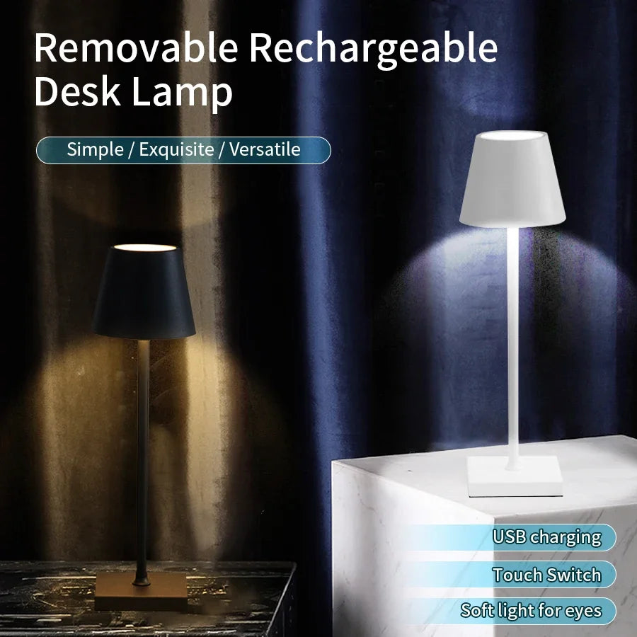 Trådlös Touch-bordslampa – alternativ bild 1